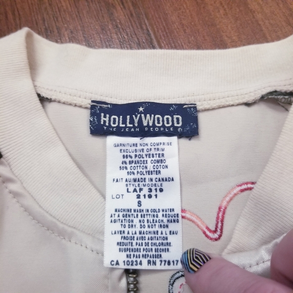 Hollywood the jean people satin jacket - Picture 7 of 16